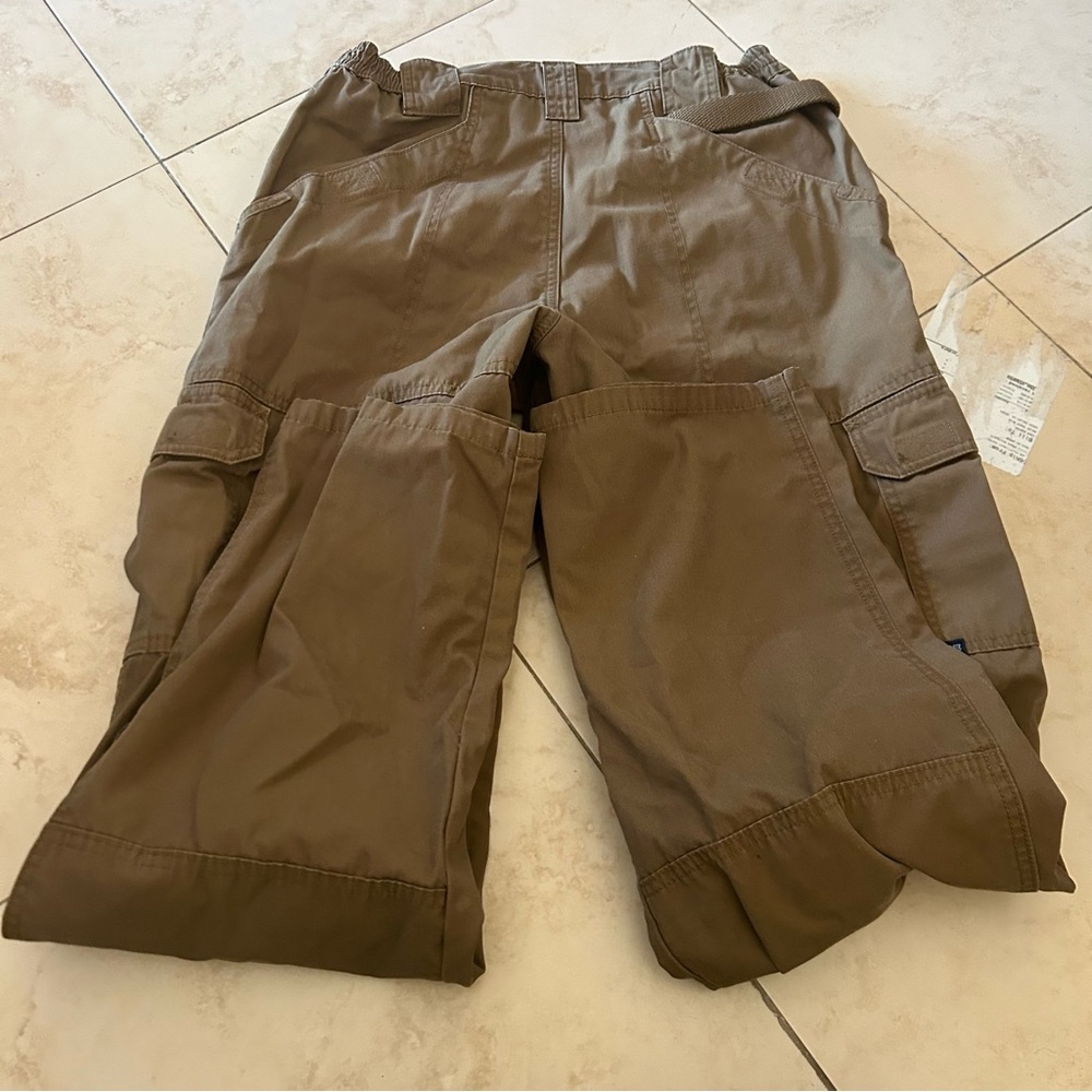 5.11 Tactical Men's Cargo Pants Brown size 32x34 E18 - Picture 5 of 6